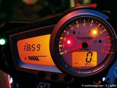 Triumph 1050 Speed Triple : compteur