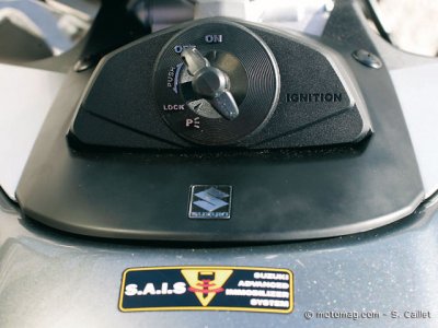 Suzuki 600 GSR : protection antivol