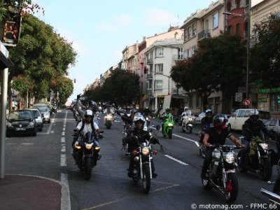 Manifestation à Perpignan : 350 motards en colère