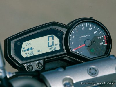 Yamaha FZ6 N S2 : tableau de bord