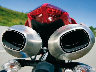 Ducati 1098 : échapement « mélodique »