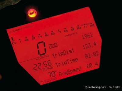 KTM 1190 RC8 : tableau de bord