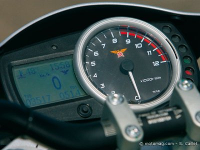 Morini 1200 Corsaro Avio : tableau de bord