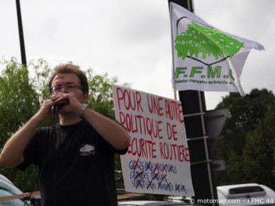 Manif à Nantes : Denis, de la FFMC 44
