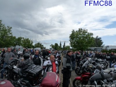 Manifestation à Epinal : 1000 motards en colère