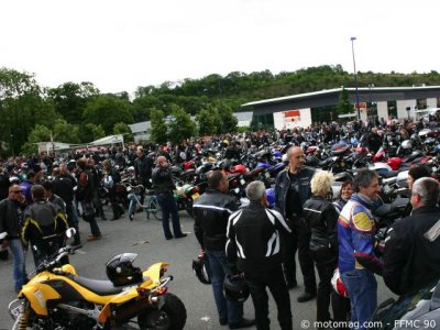 Manifestation à Belfort : 1400 motards