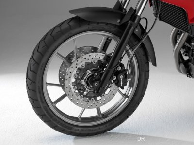 BMW F700GS 2013 : passage au double disque