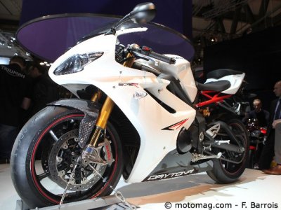 Milan 2010, Triumph Daytona 675R : une gueule !