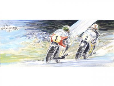 GP 500 : Denis Sire peint Agostini vs Hailwood