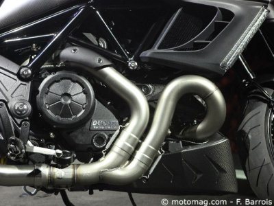 Milan 2010, Ducati Diavel : le moteur de la multistrada