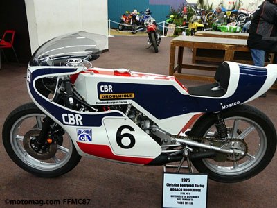 Salon FFMC de Limoges : Yamaha Droulhiole 1975