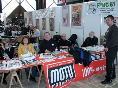 Salon de la moto de Charleville-Mézière : stand FFMC