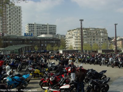 Manifestation FFMC 35 : Rennes envahie de motos !