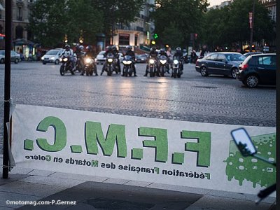 Apéro motard FFMC (Bastille) : début de soirée