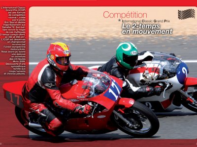 Mythique : des motos de GP années 70 en course