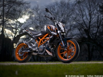 Essai KTM Duke 390 : partie-cycle commune
