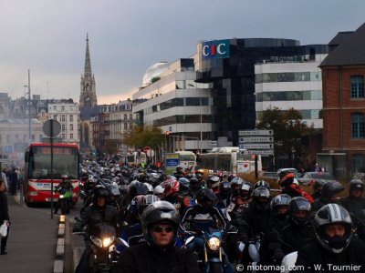 Manifestation à Lille : rue saturée