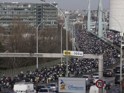 Manifestation des Motards en colère à Paris : mobilisation réussie !