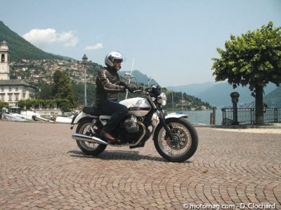Voyage : lumière des lacs d’Italie en Guzzi V7 Classic