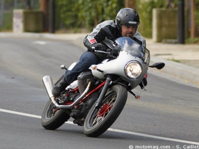 Moto Guzzi V7 Racer « Record » : légère inertie