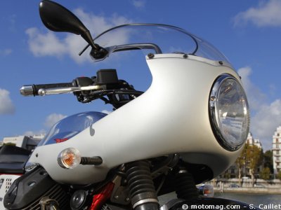 Moto Guzzi V7 Racer « Record » : carénage
