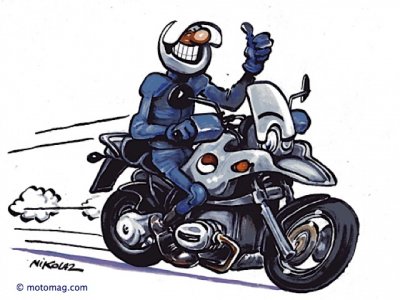 Sondage Géma : le motard serein