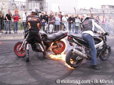 Stunt à Amiens : burn bouillant