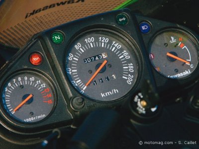 Kawazaki ZX 250 Ninja : tableau de bord