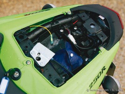 Kawazaki ZX 250 Ninja : Rangement