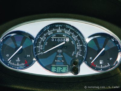 Le Piaggio 250X7 : tableau de bord