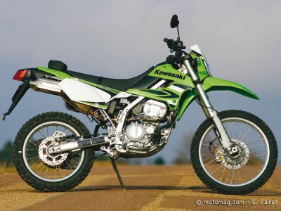 Kawazaki 250 KLX : confort et position