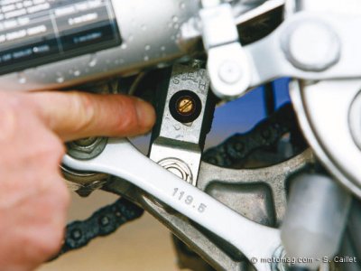 Kawazaki 250 KLX : réglages