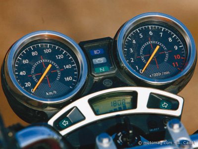 Yamaha YBR : tableau de bord