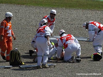 Crash au MotoGP d’Italie : secours express