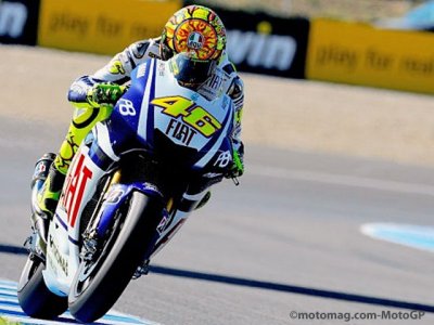 MotoGP Jerez : Rossi blessé sauve le podium