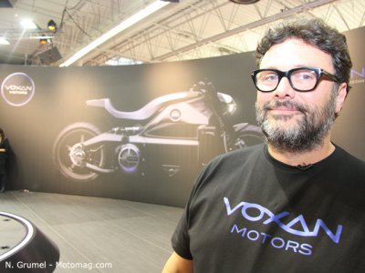 Salon de Paris : Gildo Pastor présente la Voxan Wattman