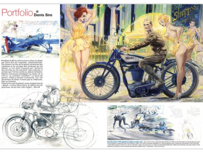 Mythiques 4 : portfolio des dessins de Denis Sire