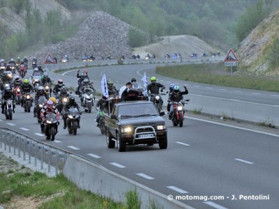 Manifestation FFMC 47 : motards à perte de vu