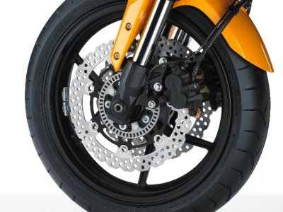 Kawa Versys 2010 : les disques en pétales