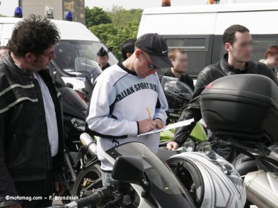 Paris manif FFMC-IDF 11 avril : intimidation