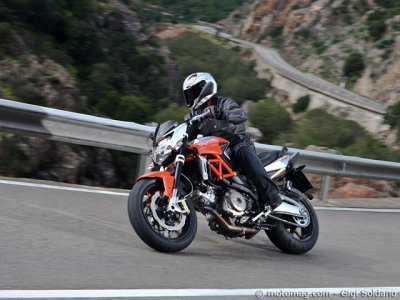Essai Aprilia 750 Shiver : toujours confortable
