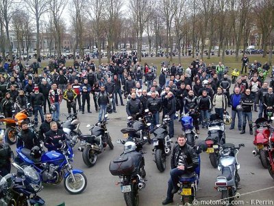 Manif 13 mars : un millier de motards à Amiens