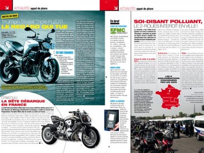 Moto Mag n°277 (mai 2011) : actualités/appel de phare