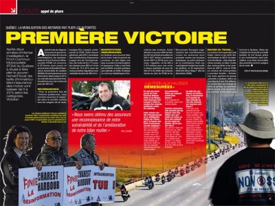 Moto Mag n°277 (mai 2011) : victoire motarde au Québec