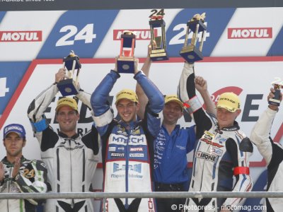 24 Heures du Mans 2012 : le podium Superstock