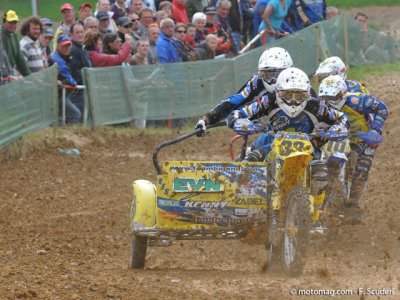 GP side-car cross : Baptiste, un pilote à la tête froide