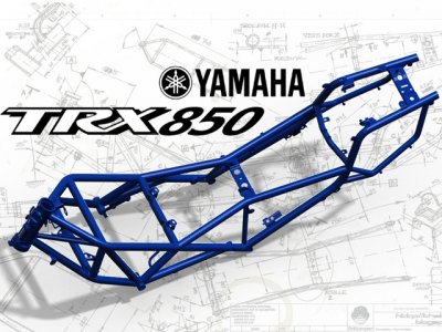 Yamaha 850 TRX (1995-99) : un cadre treillis