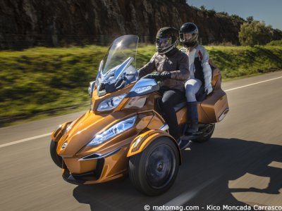 Can-Am Spyder RT Sport : seul à trois-cylindres