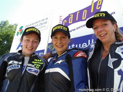 Podium de la première manche