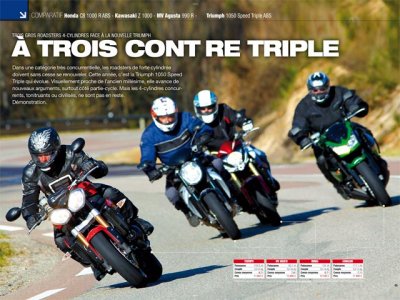 Moto Mag n°277 (mai 2011) : comparo gros roadsters